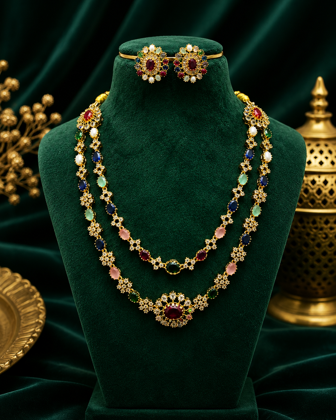 Classic Royal Necklace Set😍✨💝