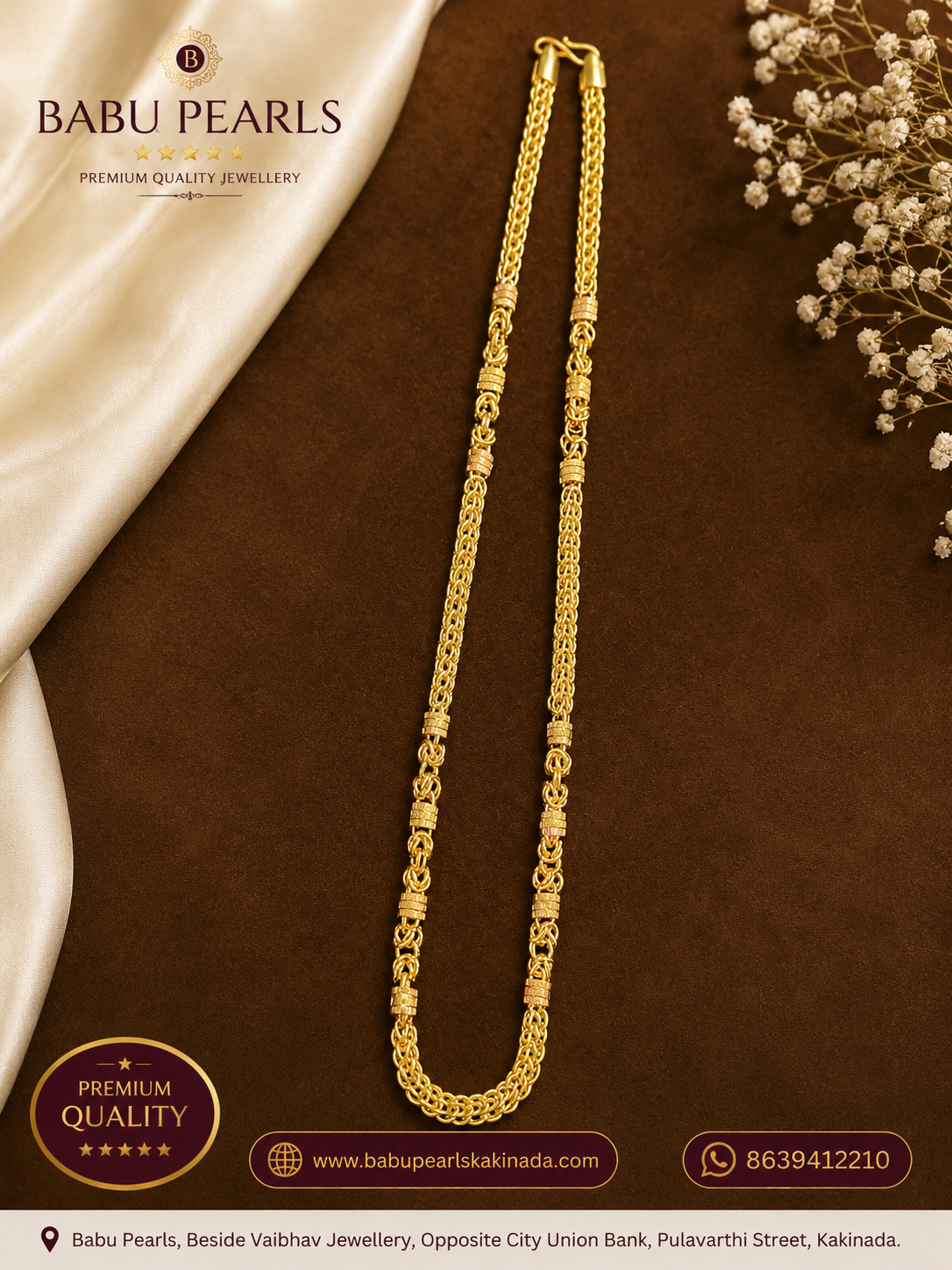 The Perfect Chain for Every Occasion.”
