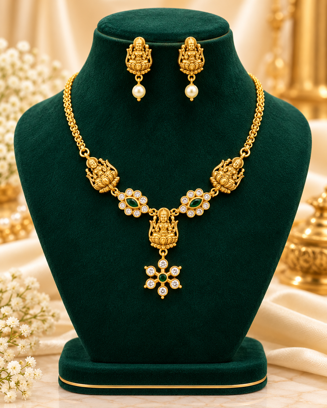 Elegant Traditional Necklace Set ❤️🧿