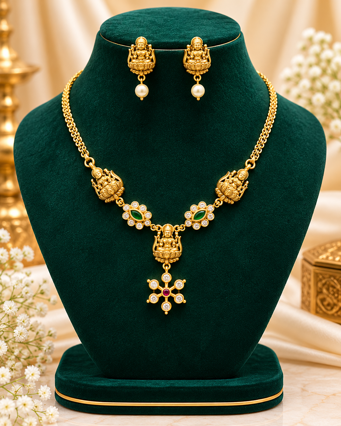 Elegant Traditional Necklace Set ❤️🧿