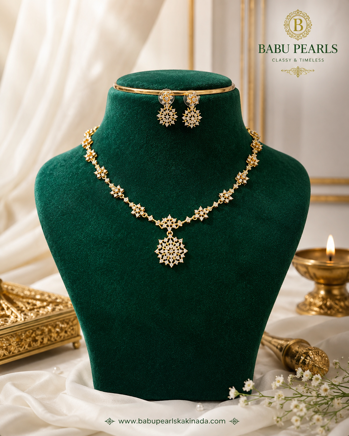 A timeless sparkle for every graceful moment.”