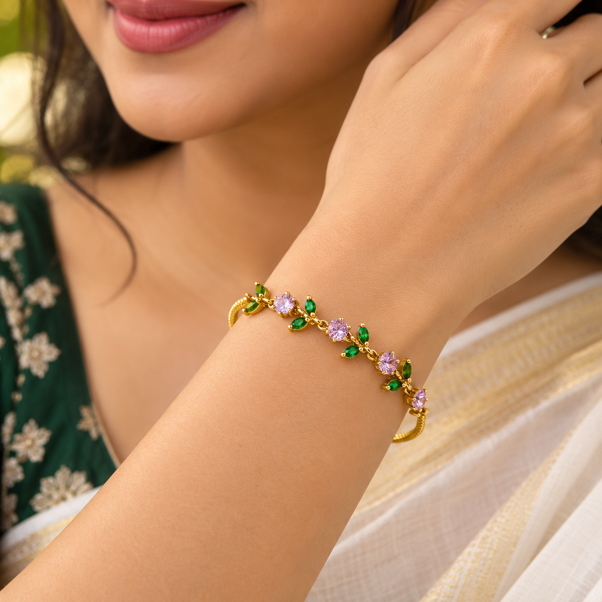 premium quality woman tulip kada 🎶✨💕🤍