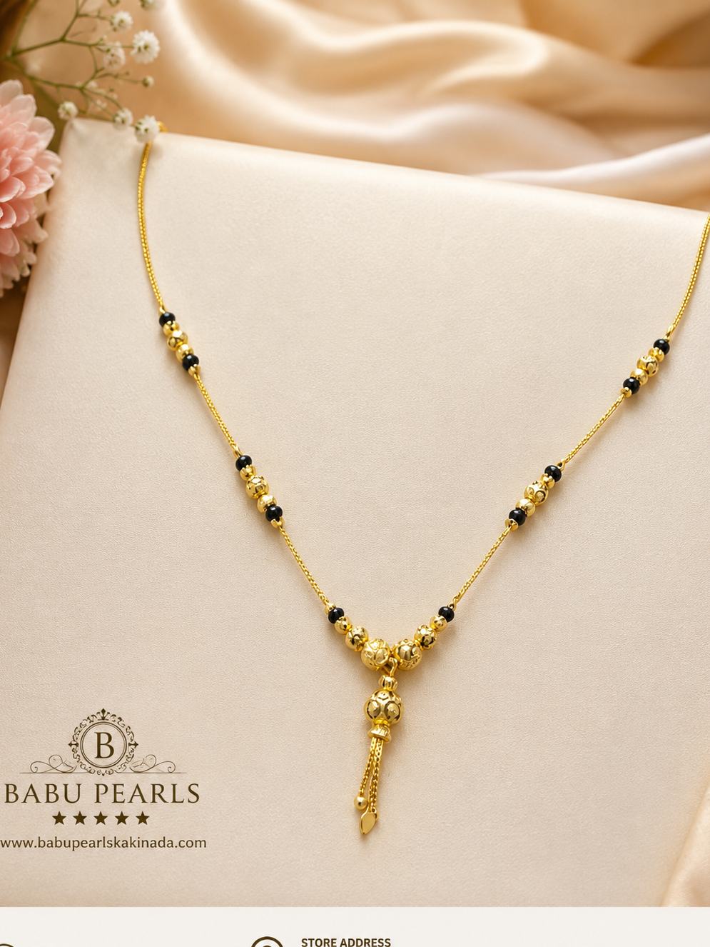 Premium Black Beads Mangalsutra