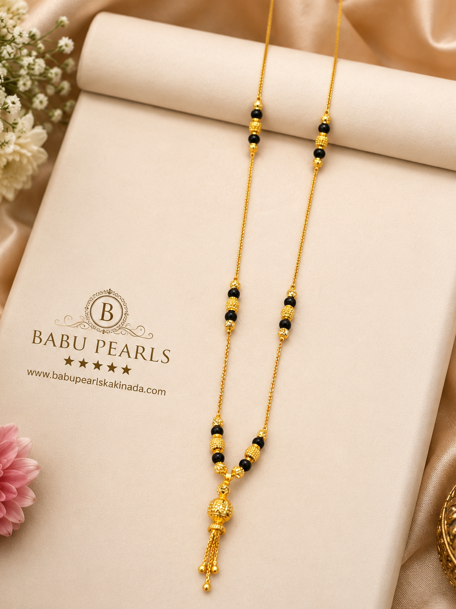 Premium Black Beads Mangalsutra