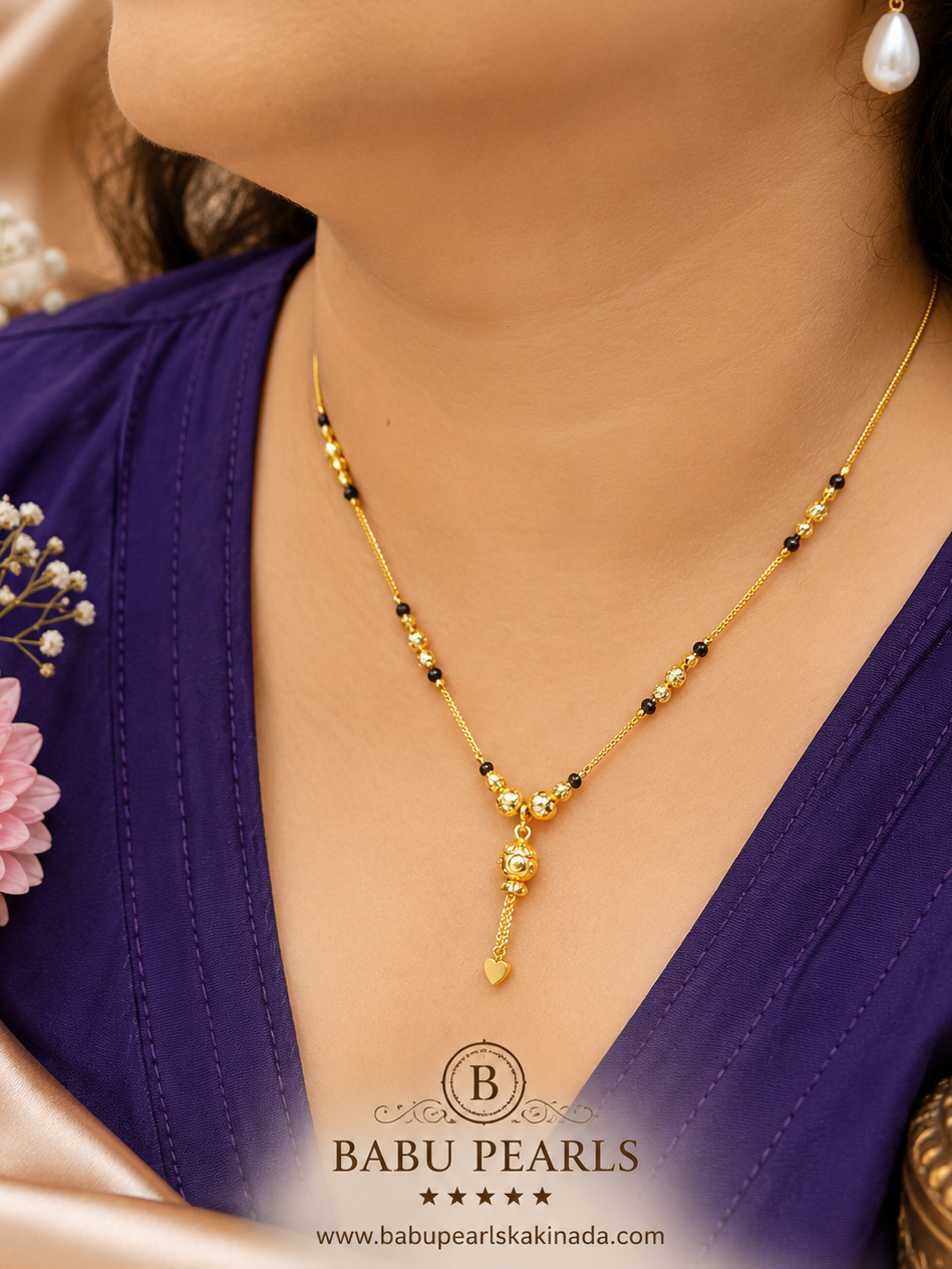 Premium Black Beads Mangalsutra