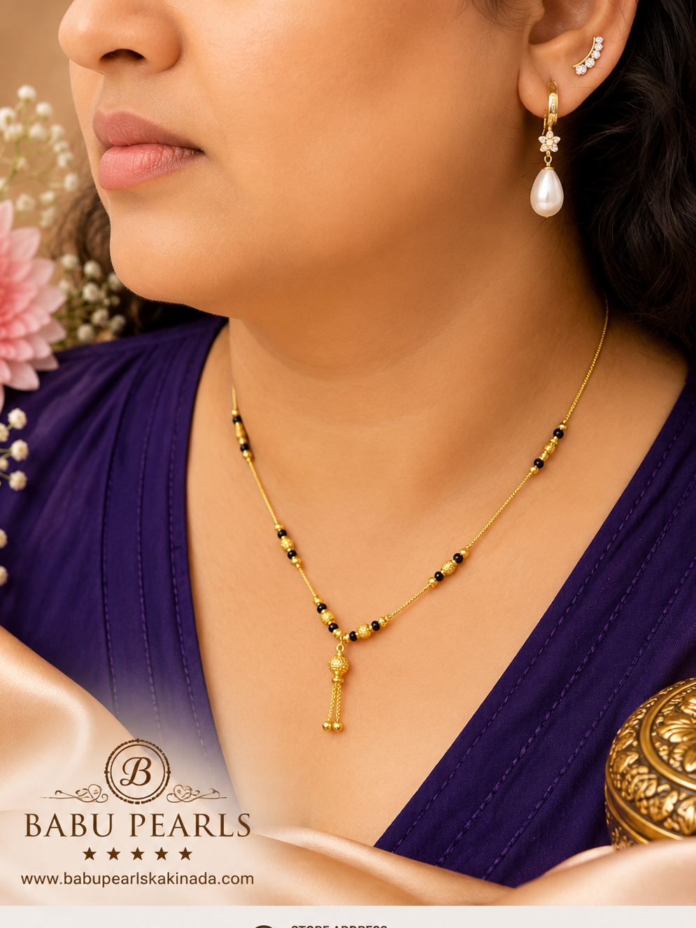 Premium Black Beads Mangalsutra