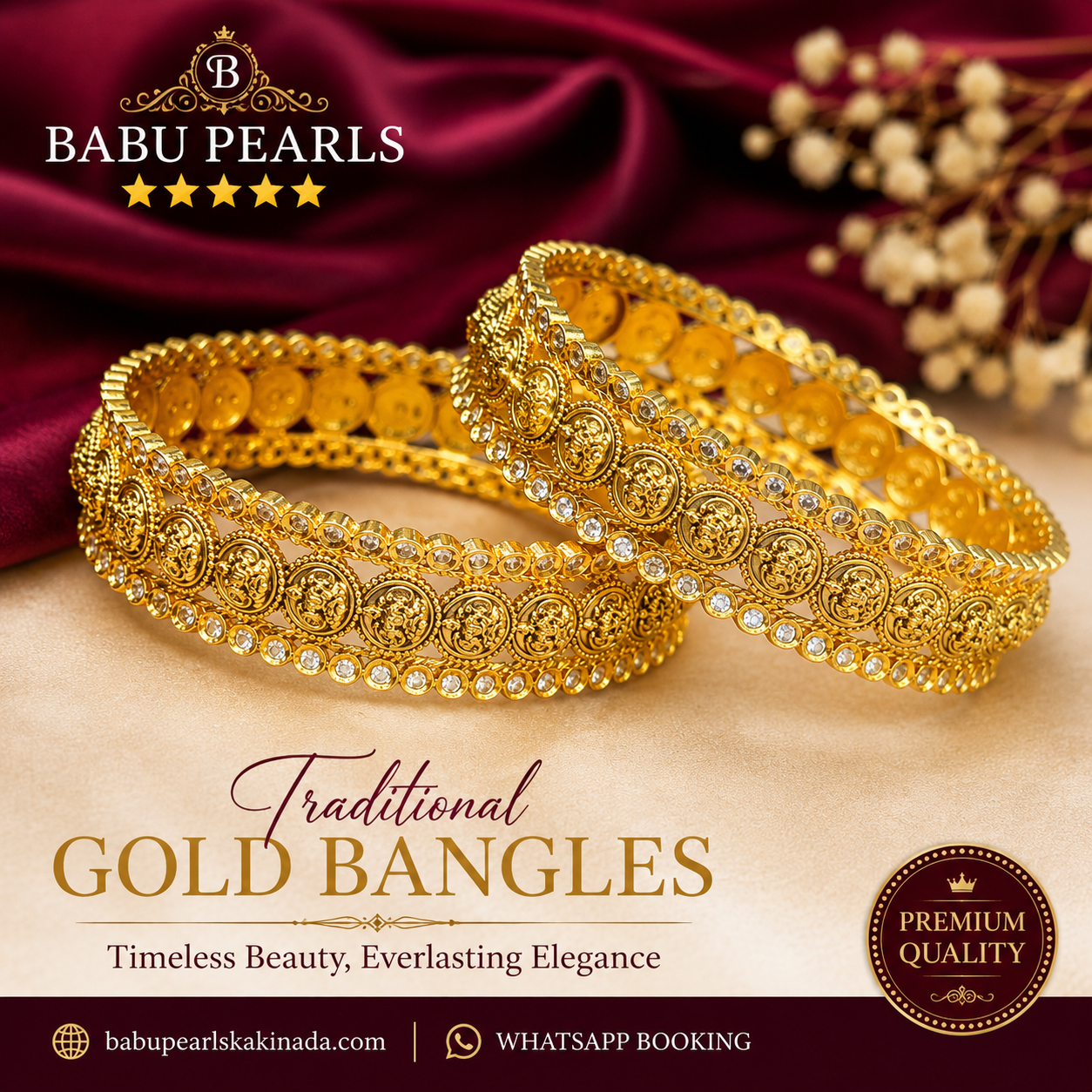 * Royal Lakshmi Stone Bangles  ✨😘