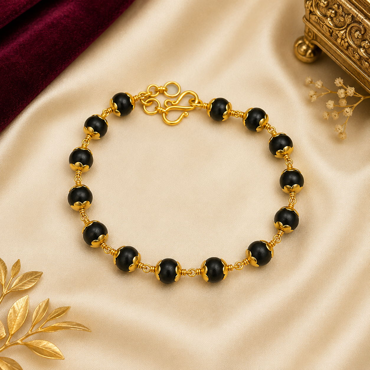 💫Traditional panchaloham Karungali bracelet for men & women 🧿😇
