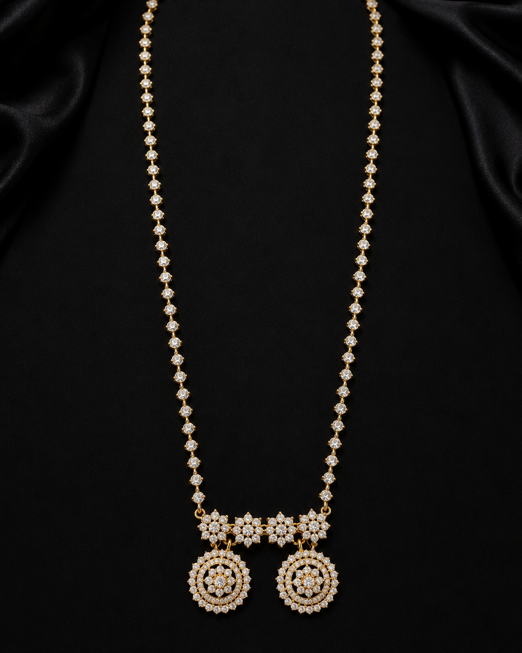 Dimond replica tali chain inspired by lakshmi pranathi garu💓💓💓
