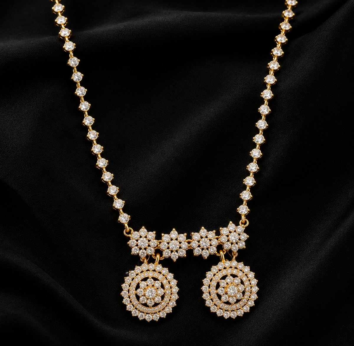Dimond replica tali chain inspired by lakshmi pranathi garu💓💓💓