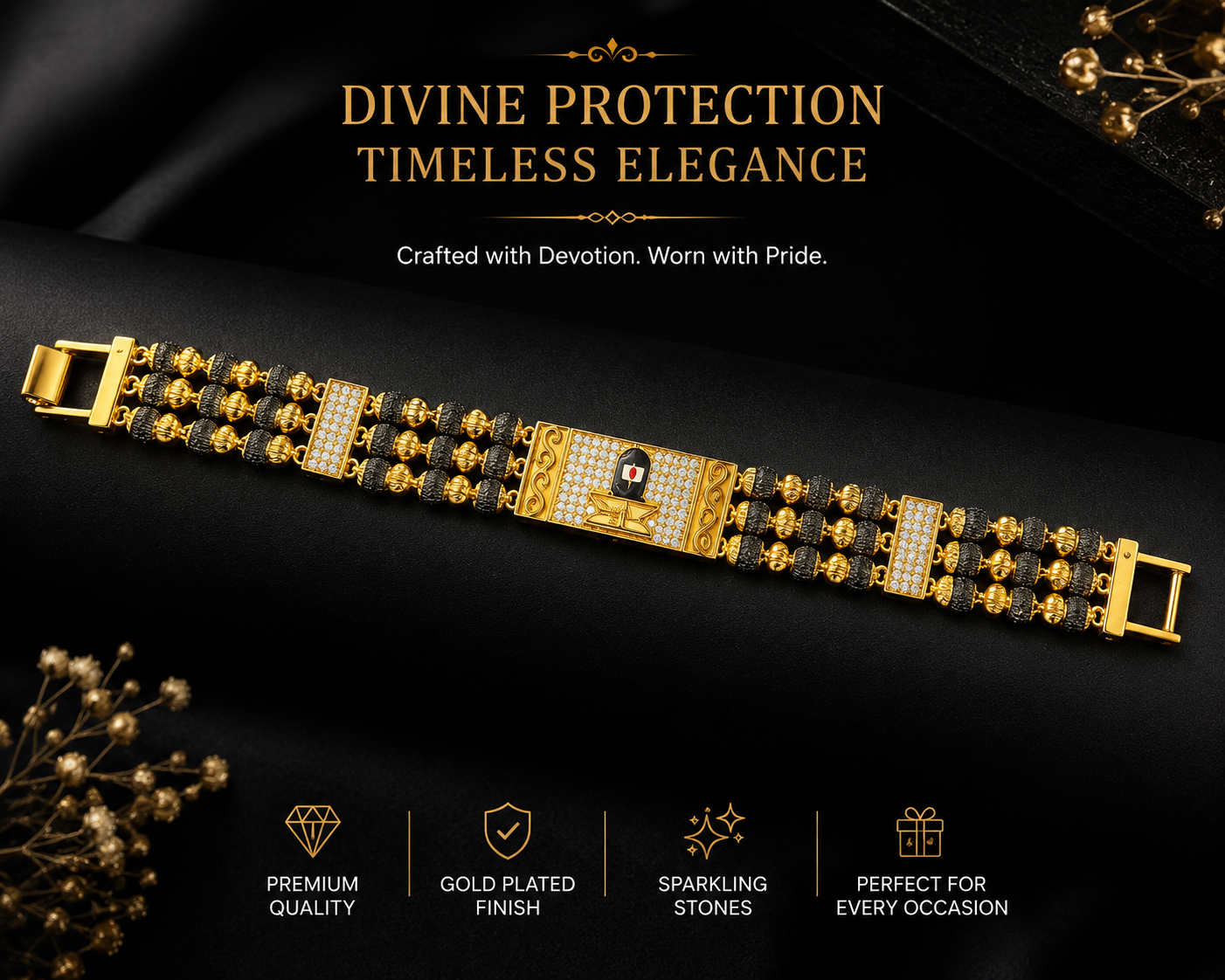* Where Faith Meets Elegance. Men bracelet.😍😇