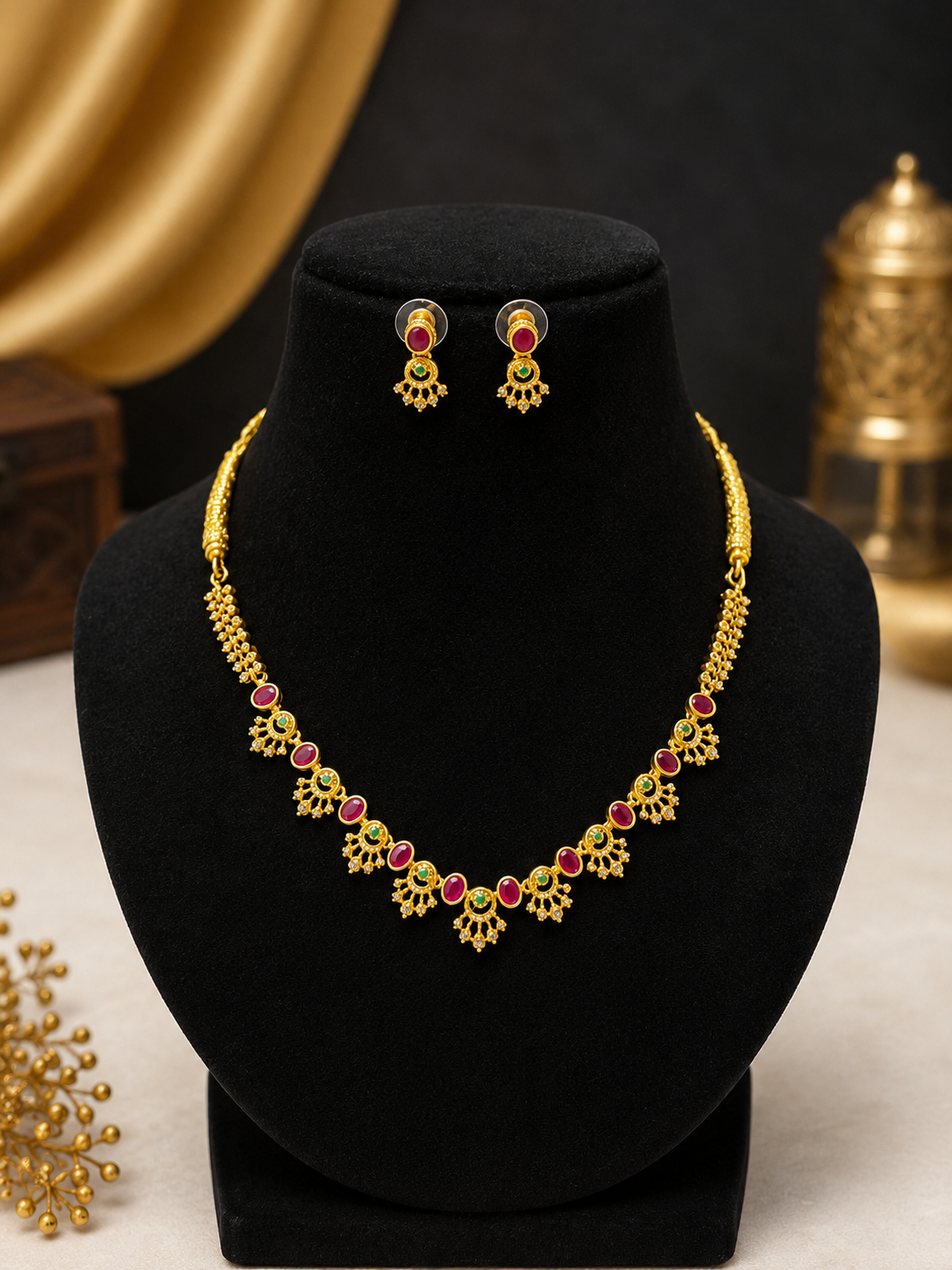￼ Diamond stone necklace 💝🌟￼