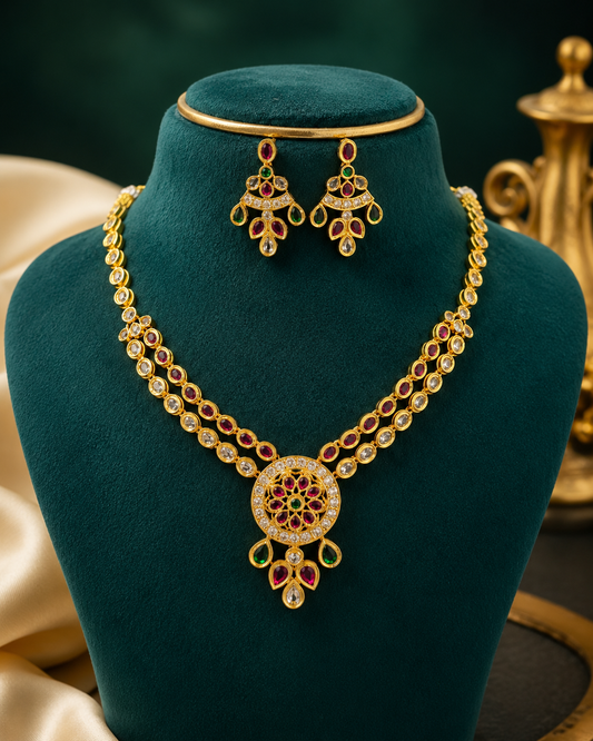 “💗✨Where elegance meets tradition — crafted to make every moment unforgettable.” Necklace 💘✨⚡️