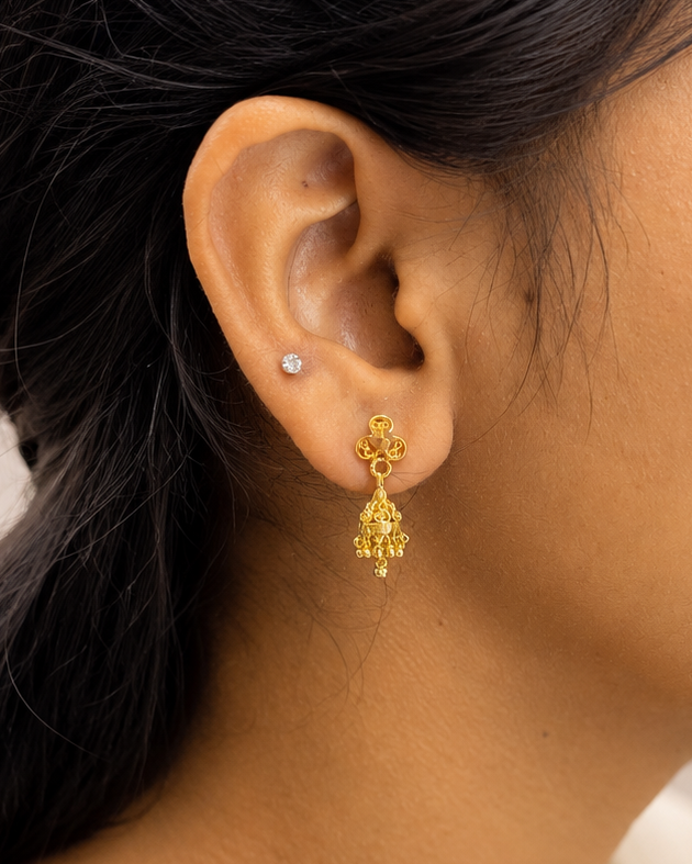 5 metal earrings🧿🧿🧿