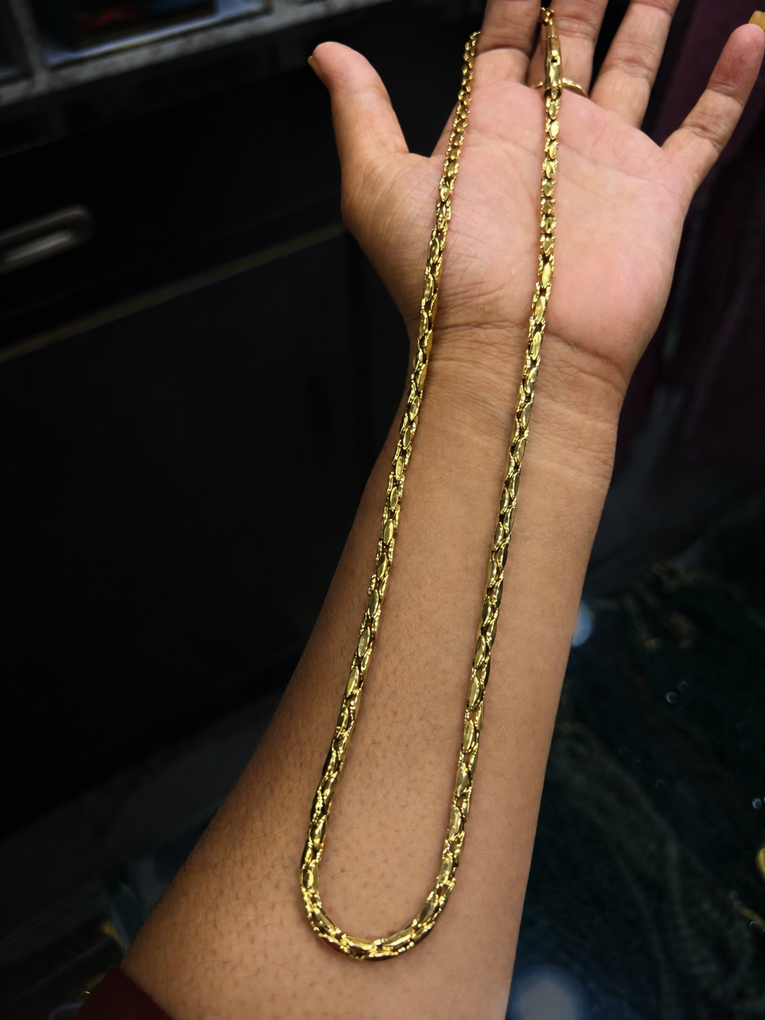 Premium Stainless Steel Men’s Chain | 22 Inch