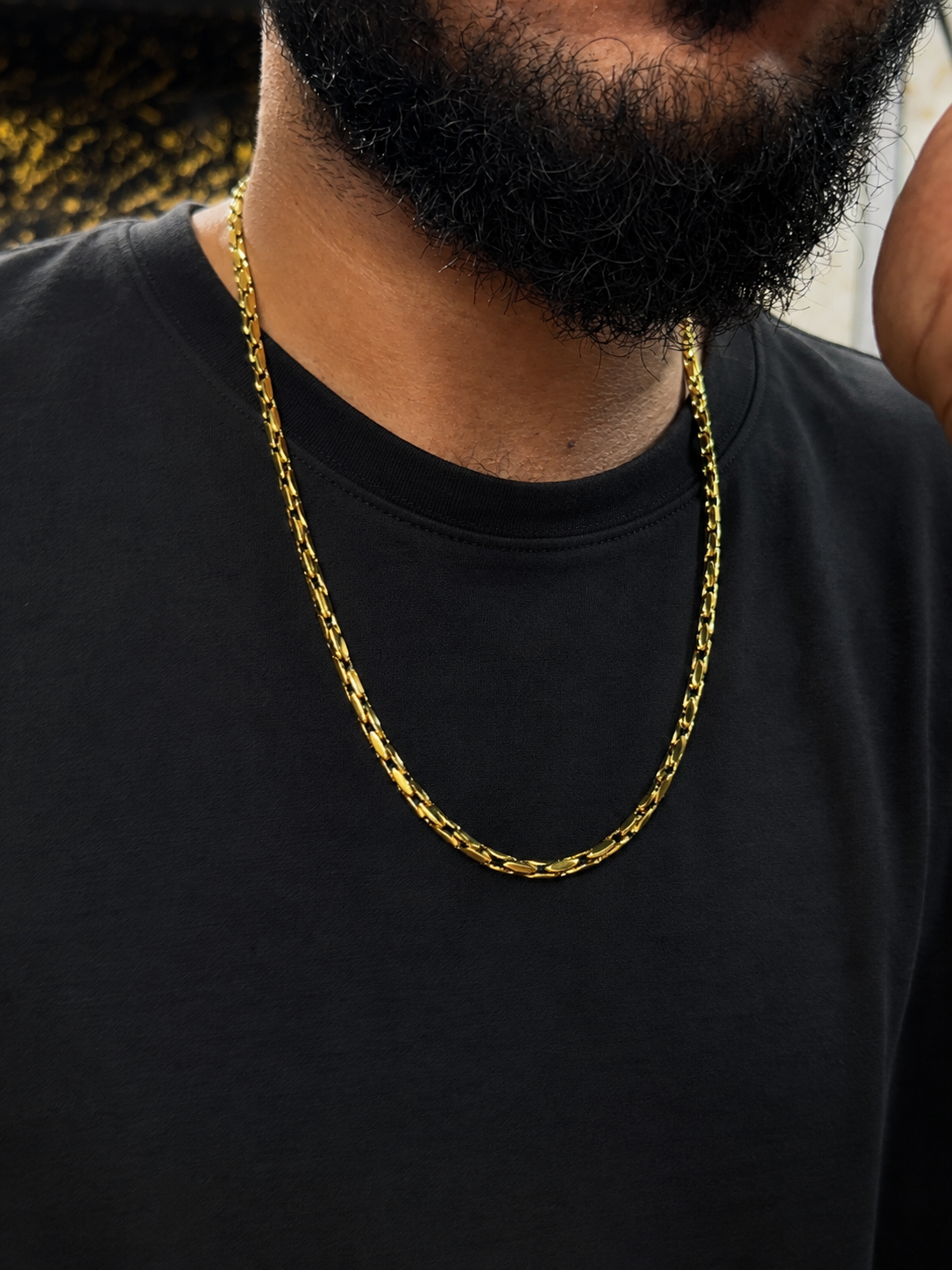 Premium Stainless Steel Men’s Chain | 22 Inch
