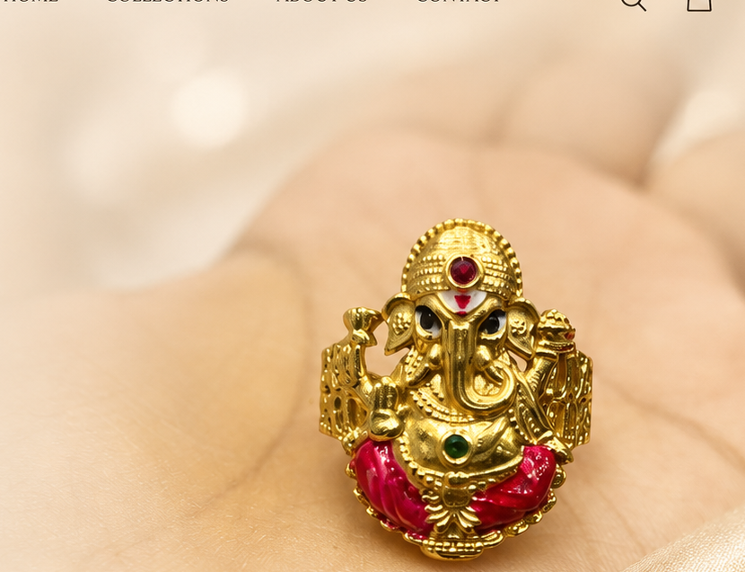 Divine Ganesha Ring ✨