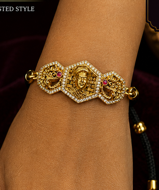 Premium Gold Copy Designer Bracelet with Black ✨💝