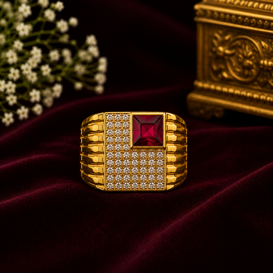 Royal Citrine Gold Ring”. 💝🧿💫