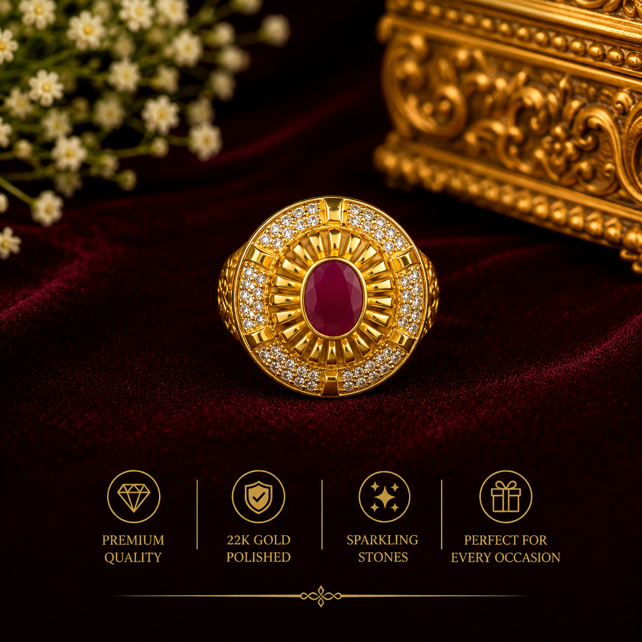 “A Touch of Royalty, Crafted for the Man Who Stands Apart.” 👑