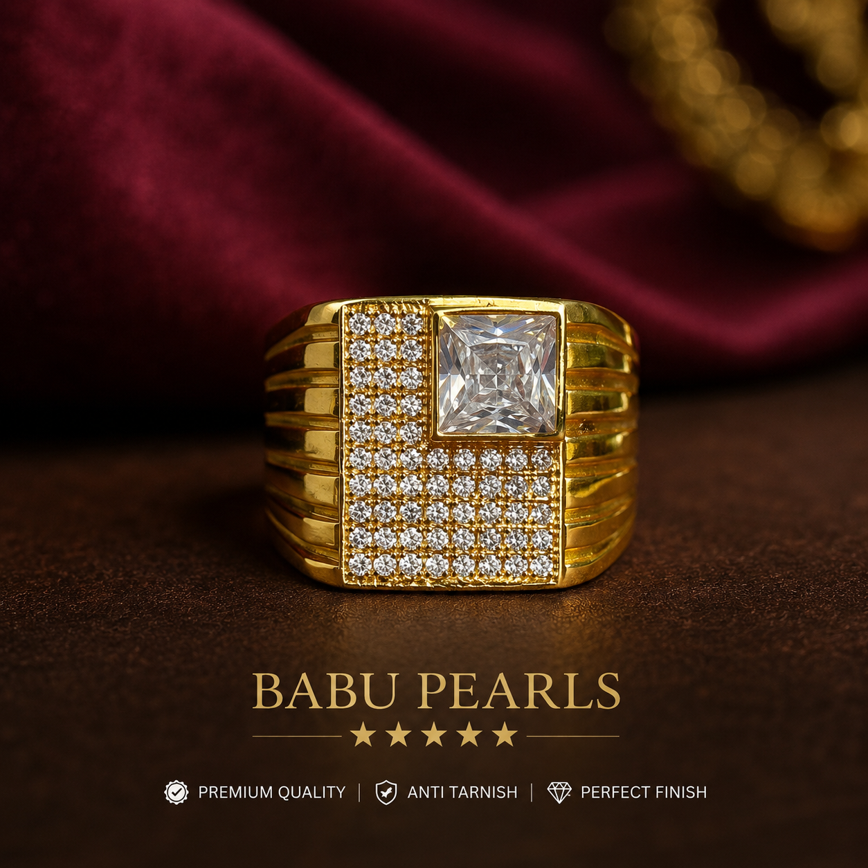 Classic Royal gold men’s rings 💐🫶