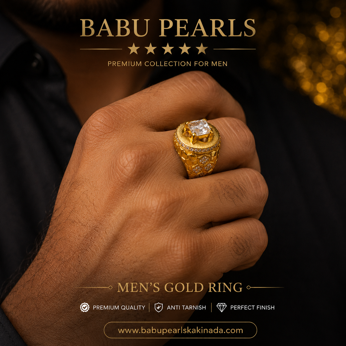 Gold rings men rings 🫶💘✨