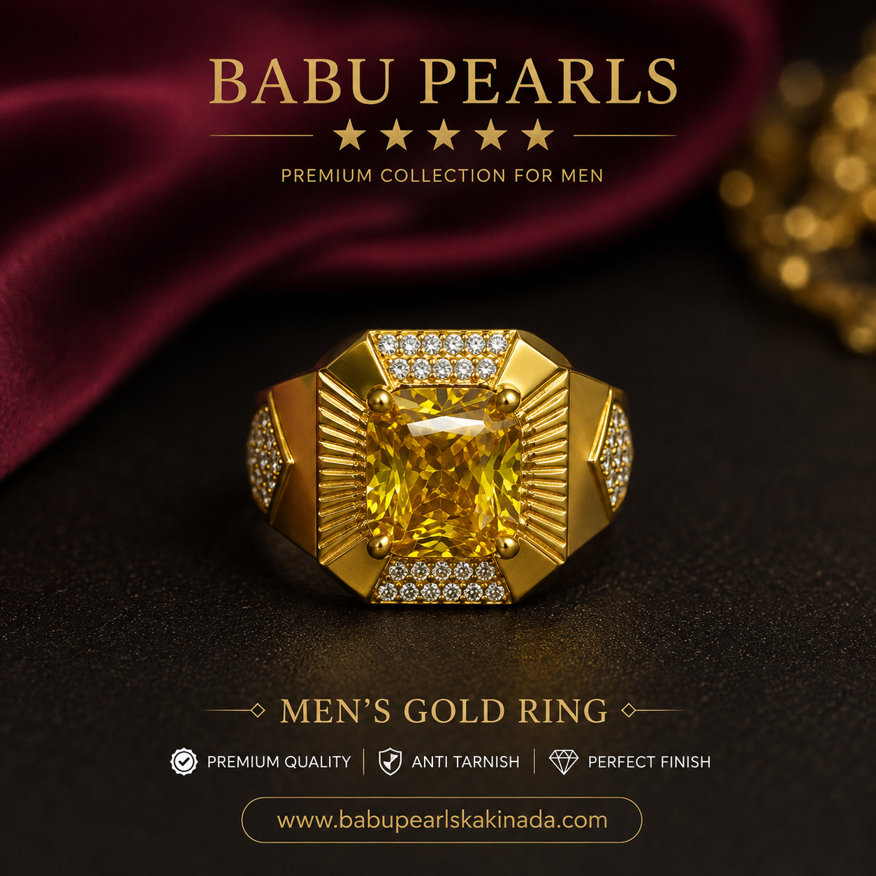 Classic Royal gold men rings 💫⚡️