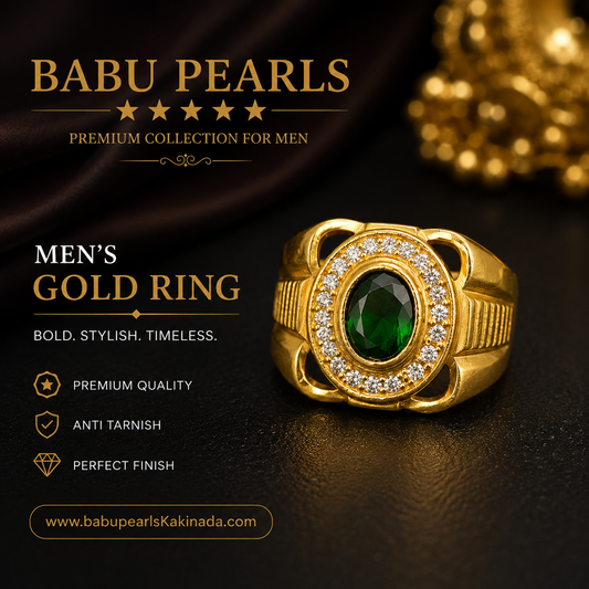 Men’s Luxury Gold Ring – Bold, Stylish & Timeless ✨