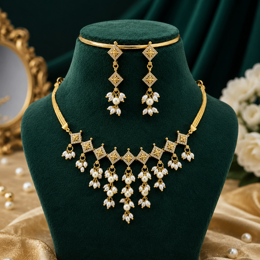 Wearing the Jewellery Set”  💫🤗⚡️