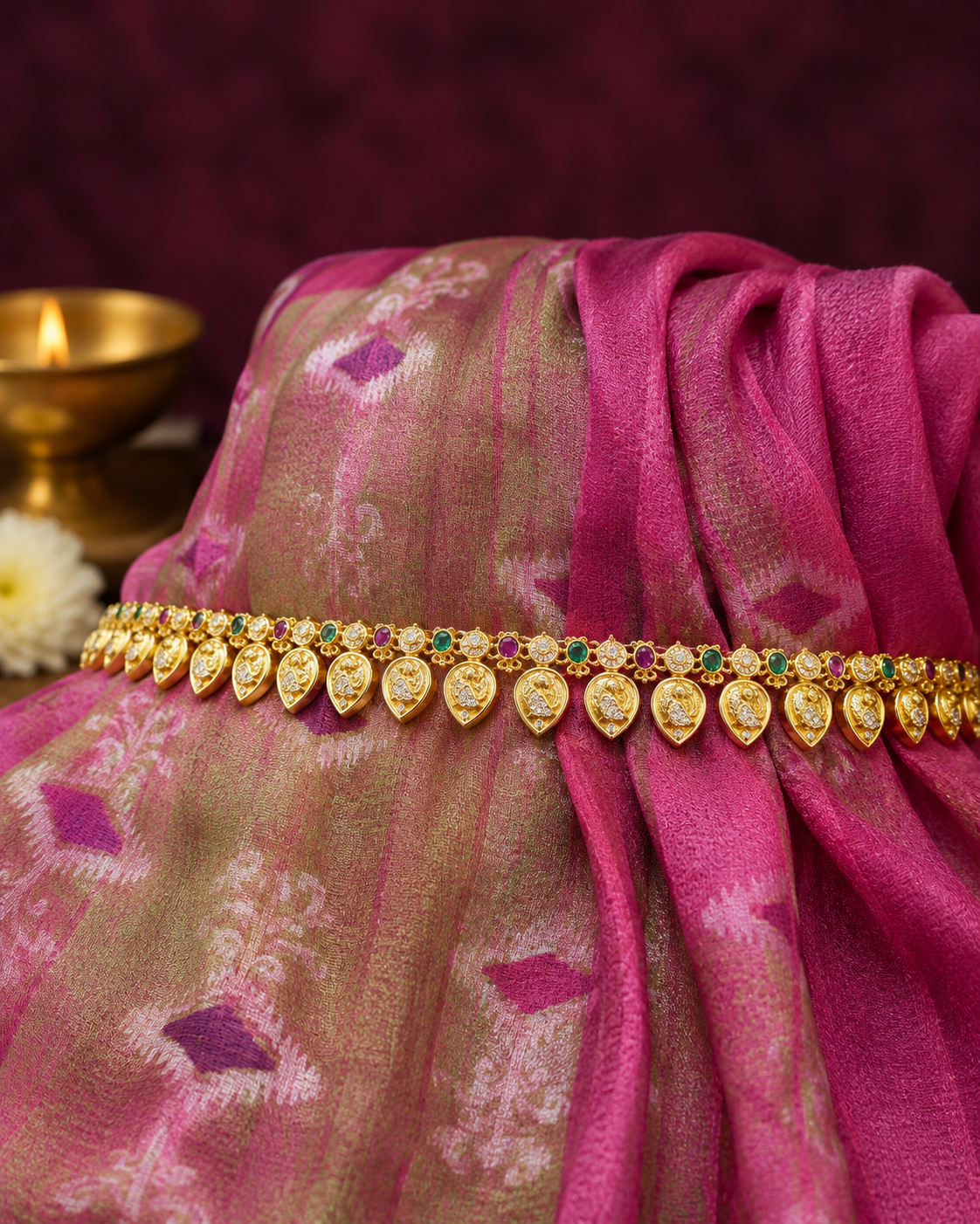 * Royal Gold Vaddanam Waist Belt 🫶🌟✨