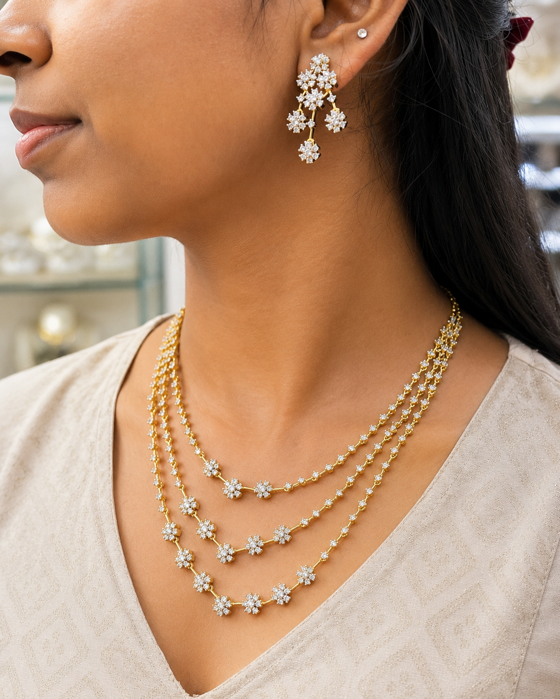 clean, premium & sharp product look necklace ✨💗🤩
