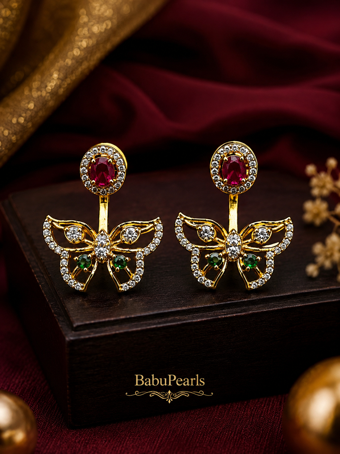Elegant Butterfly Gold Earrings ✨ | Premium Look for Every Occasion  🧿⚡️