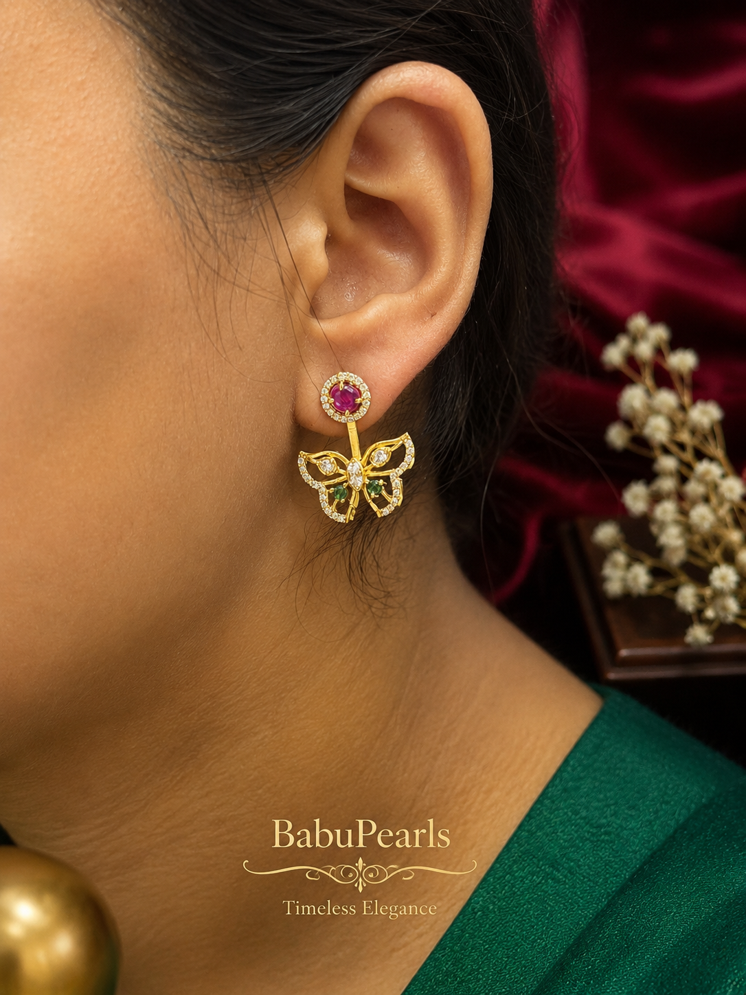 Elegant Butterfly Gold Earrings ✨ | Premium Look for Every Occasion  🧿⚡️