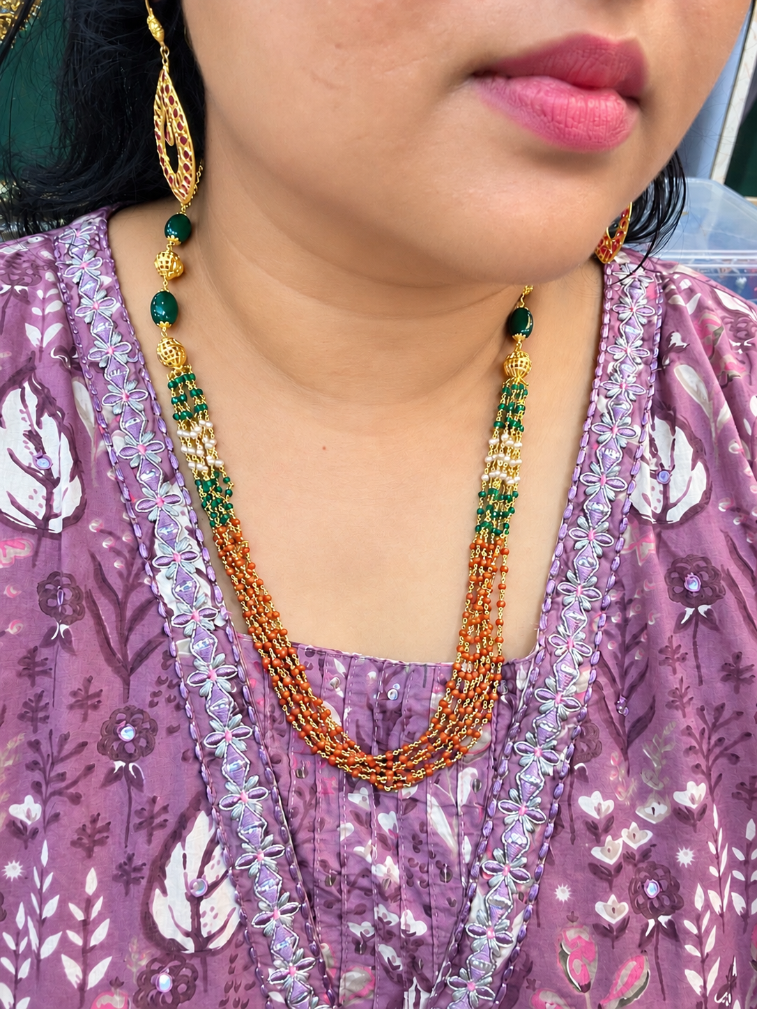 🤩✨Real coral handmade beads chain😍