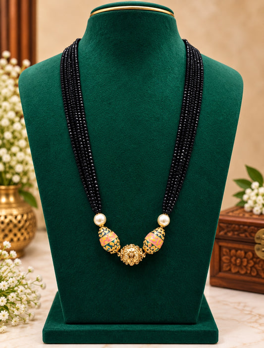 Meena Kari  black Beads 💫💘 💗
