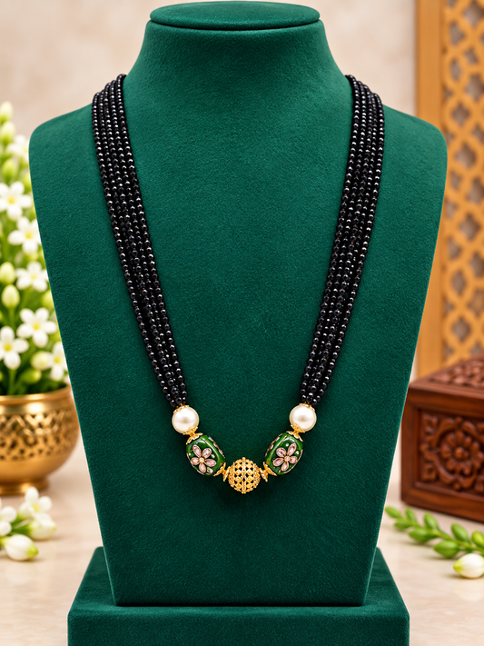 Meena Kari black beads ✨💘🥰💗⚡️