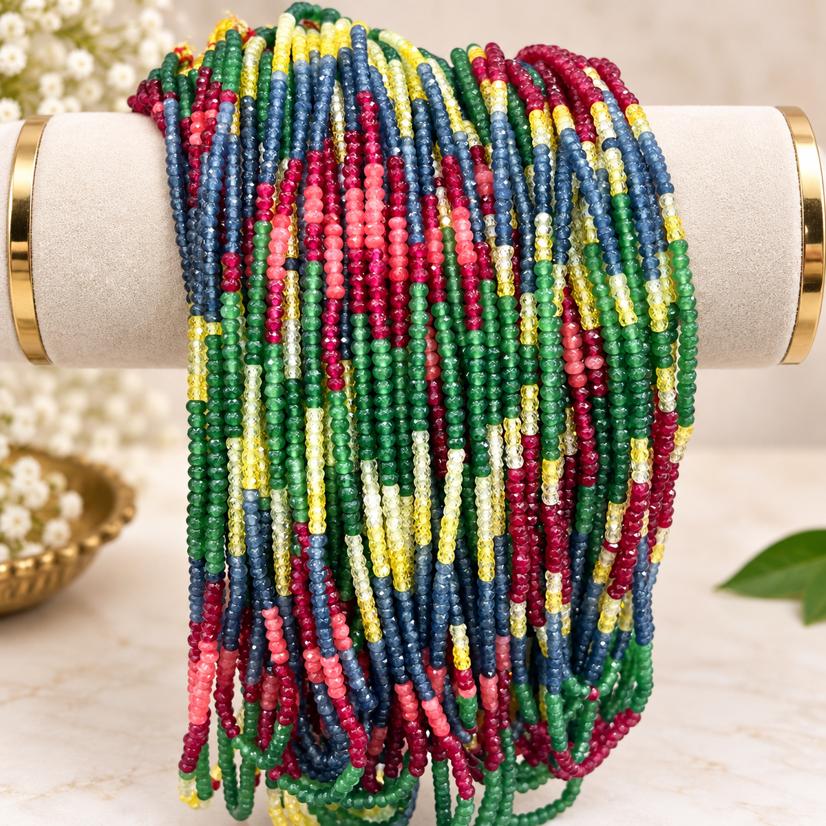 Multicolor Beads Long Necklace ✨