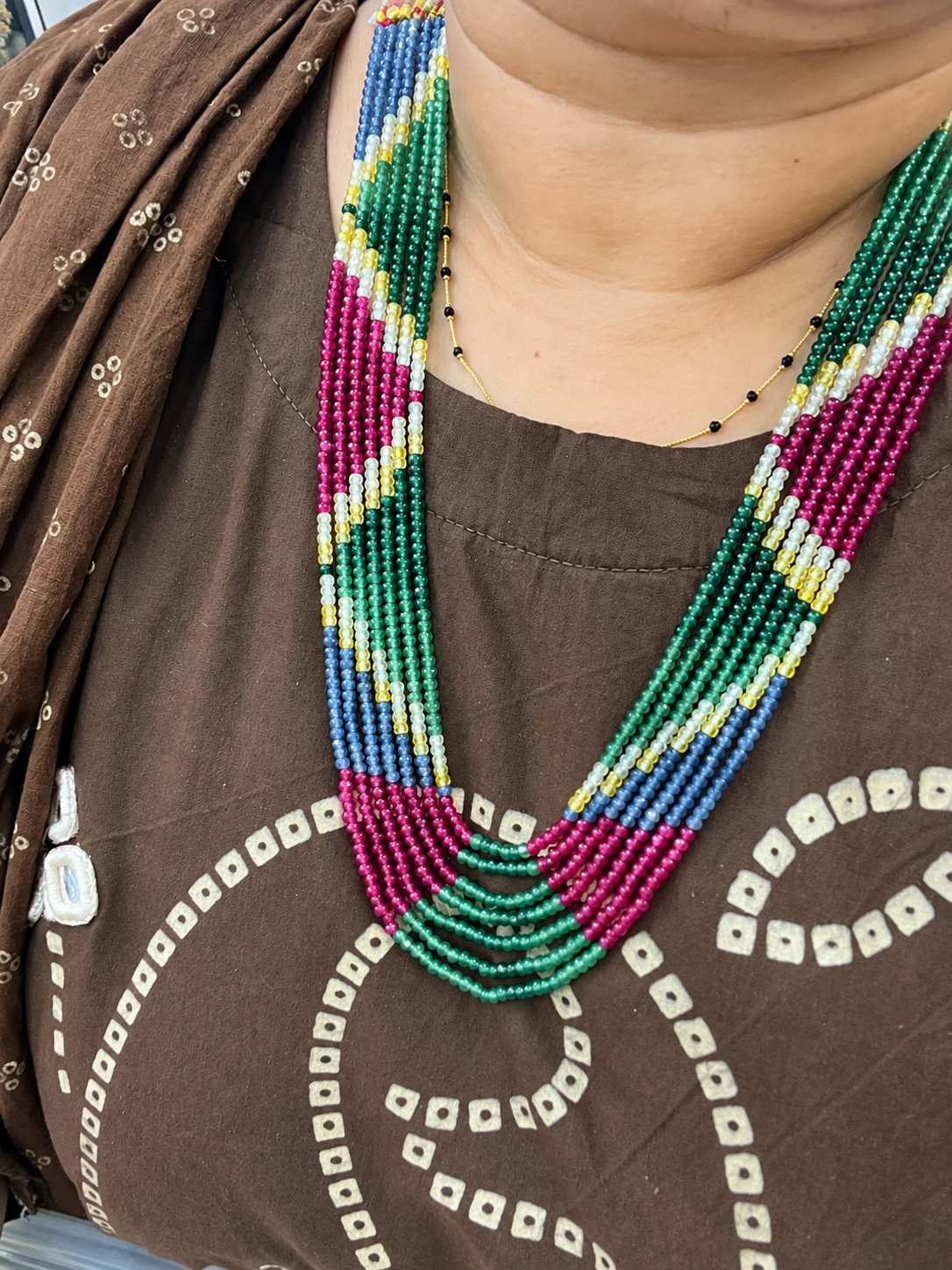 Multicolor Beads Long Necklace ✨