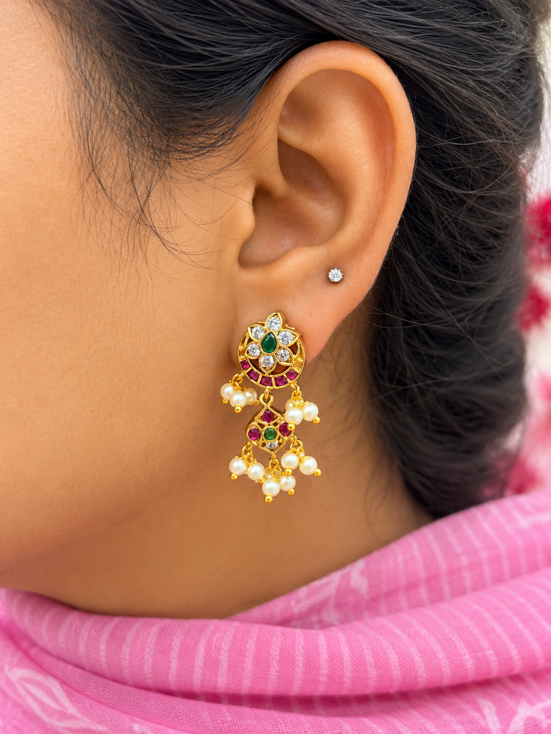🧿✨Beautiful pota stone earrings 🤩😍
