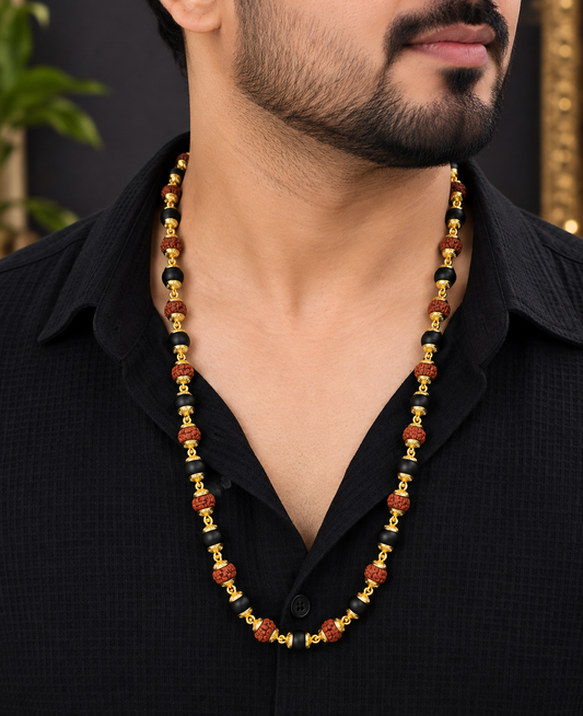 😎Beautiful premium Karungali & rudhraksha mala 🤩😍