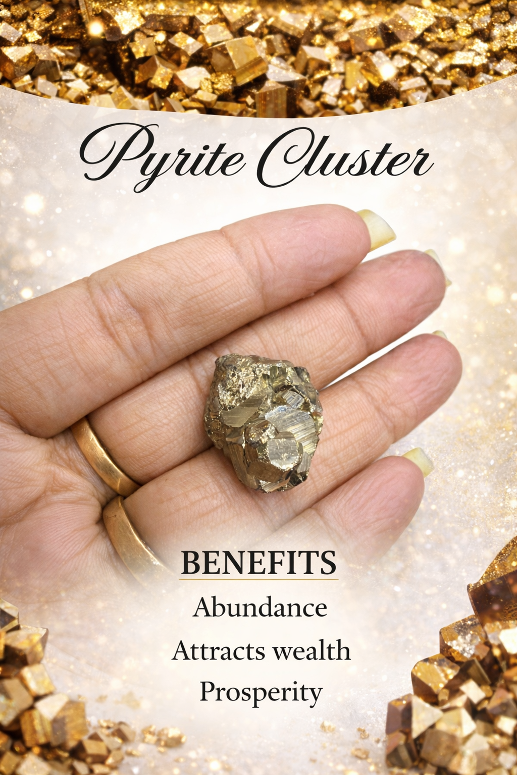 Raw Pyrite Stone – Attract Wealth Energy