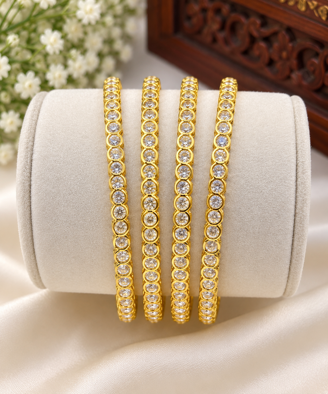 🥰Wonderful Panchaloham stone bangles 🤩🧿