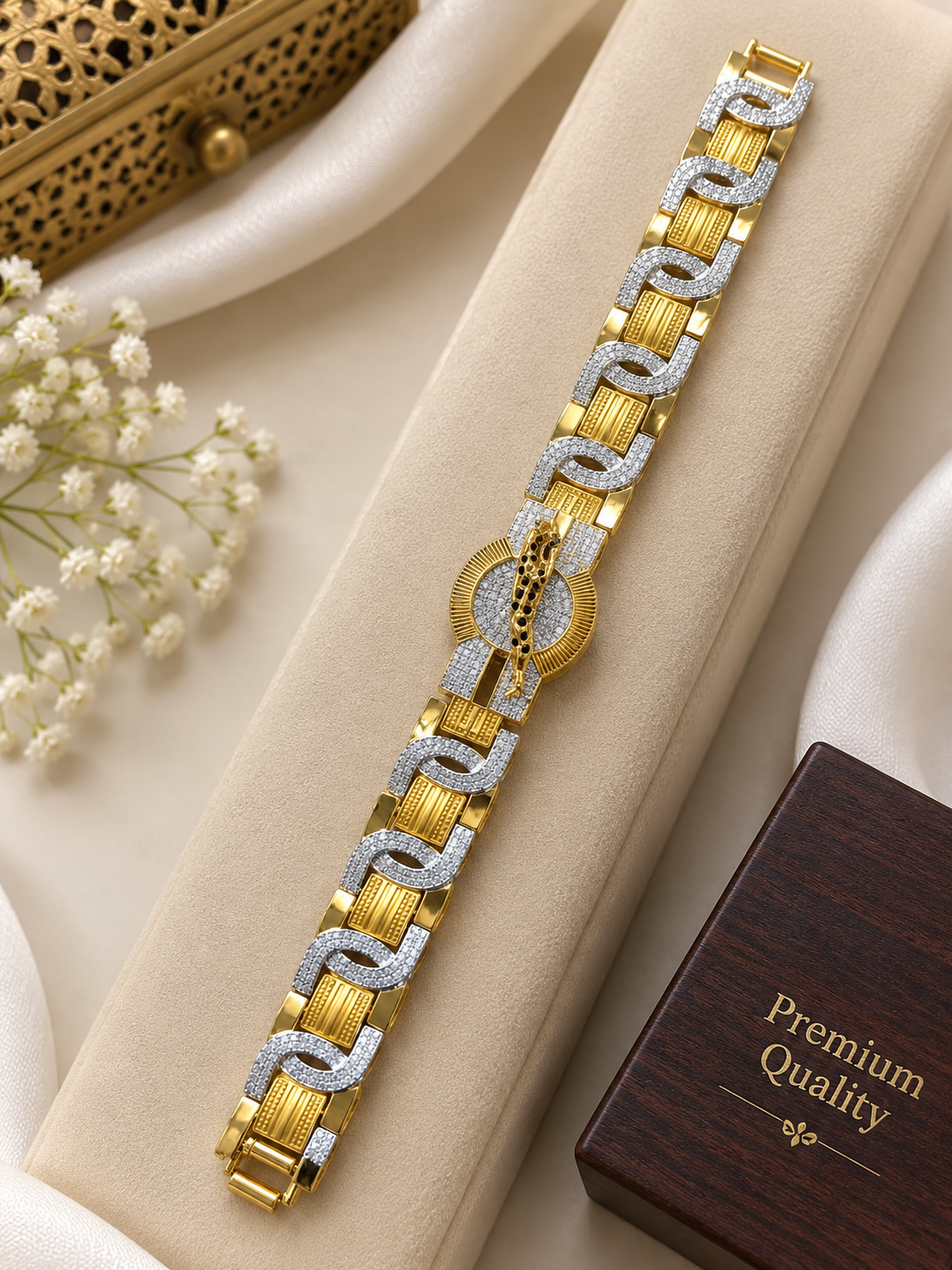 😎🧿Men’s premium GJ &gold bracelet 🤗🤩