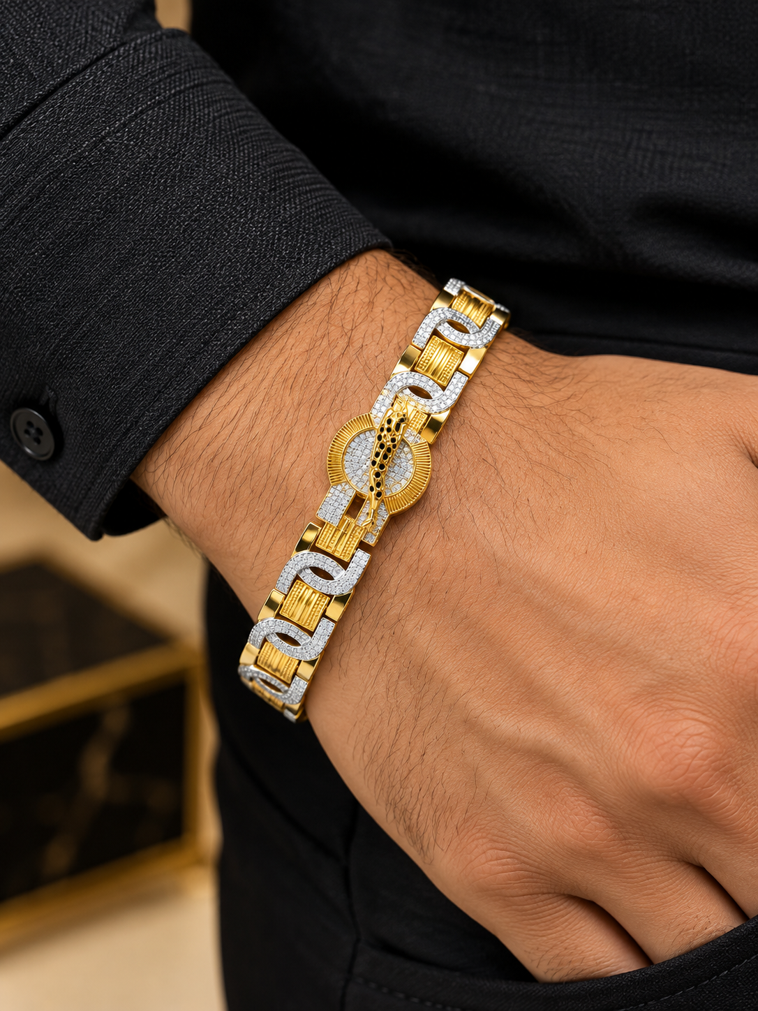 😎🧿Men’s premium GJ &gold bracelet 🤗🤩