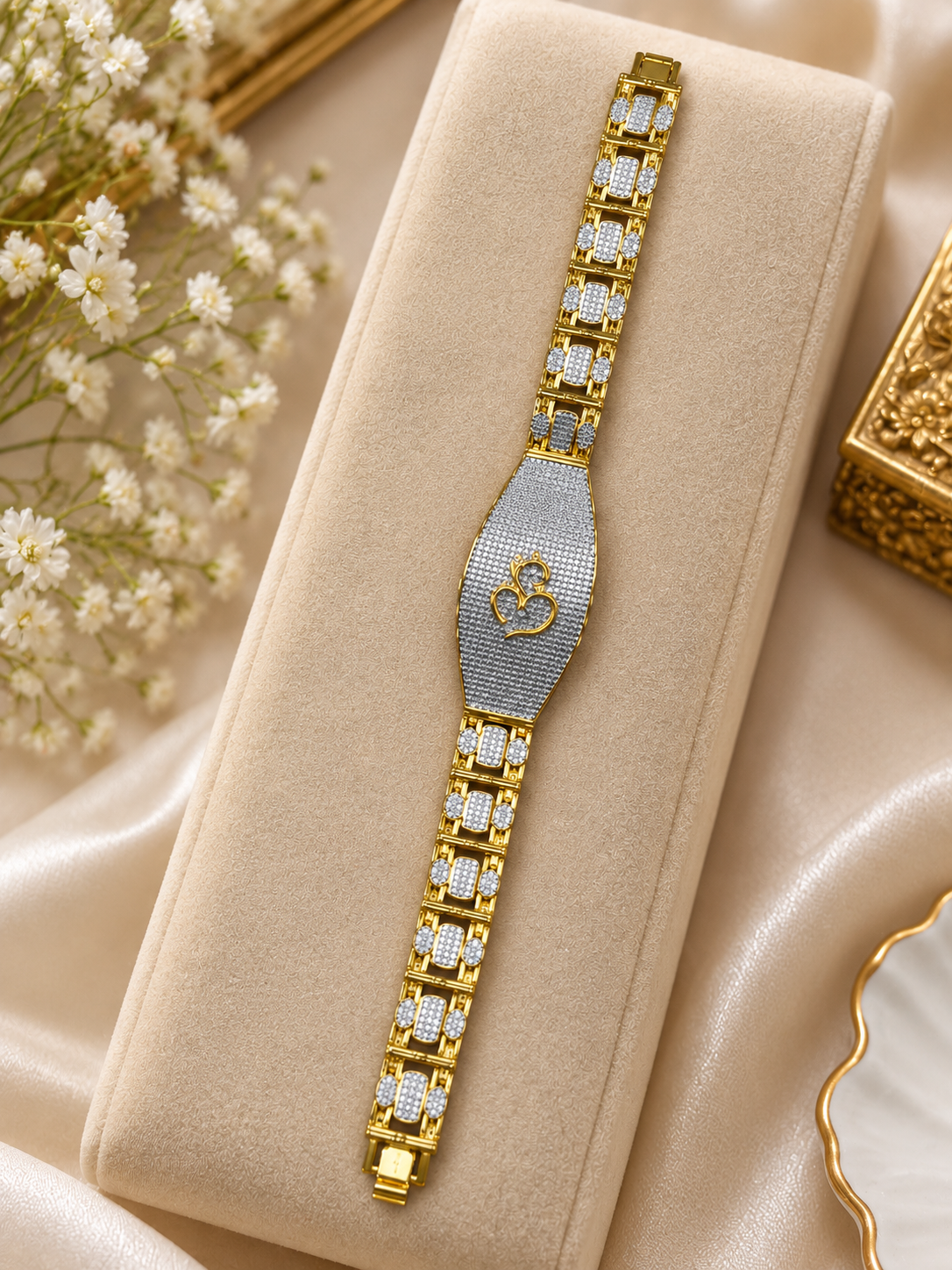 😎✨Men’s premium GJ & gold bracelet 🥰🤩