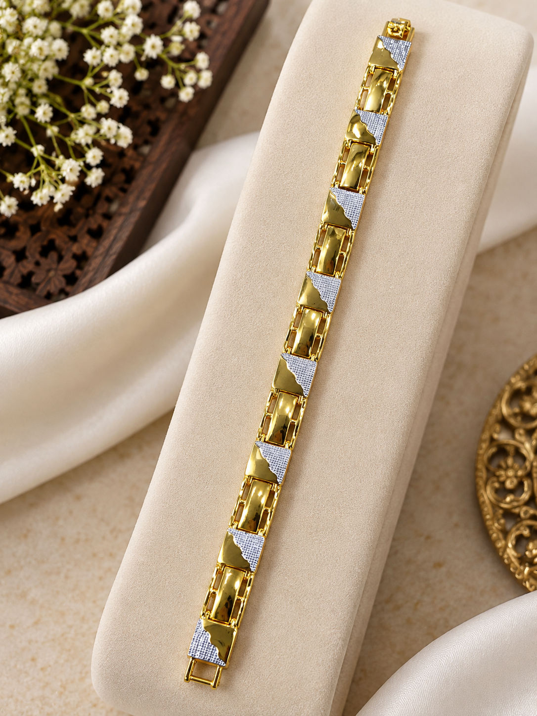 🥰✨Men’s premium GJ & gold bracelet 😎🤩