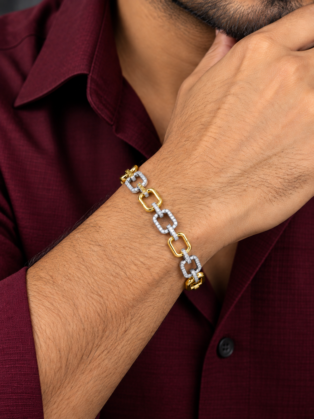 😎✨Men’ premium GJ & gold bracelets🧿🤩