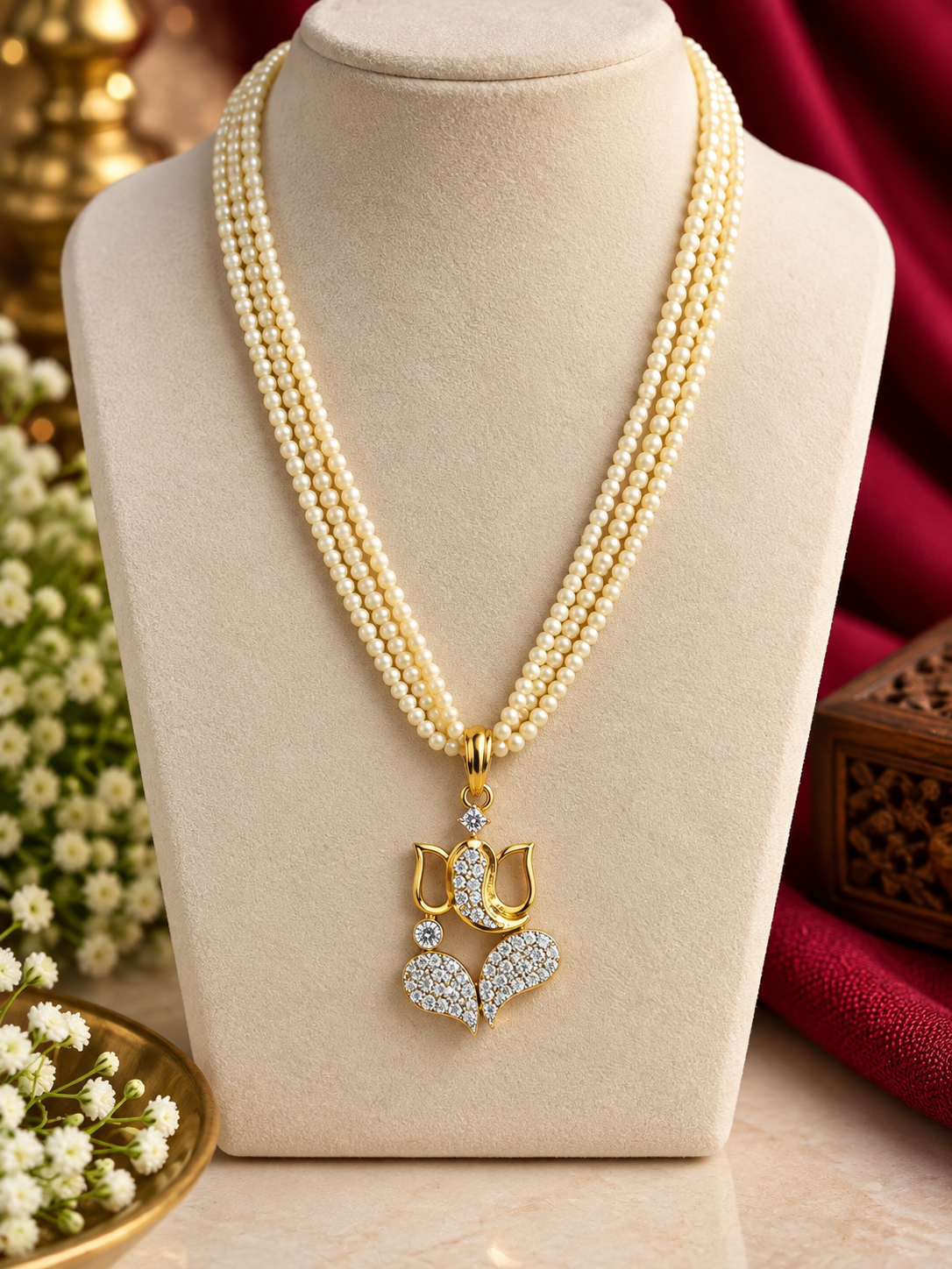 Elegant Ganesha CZ Pendant ✨