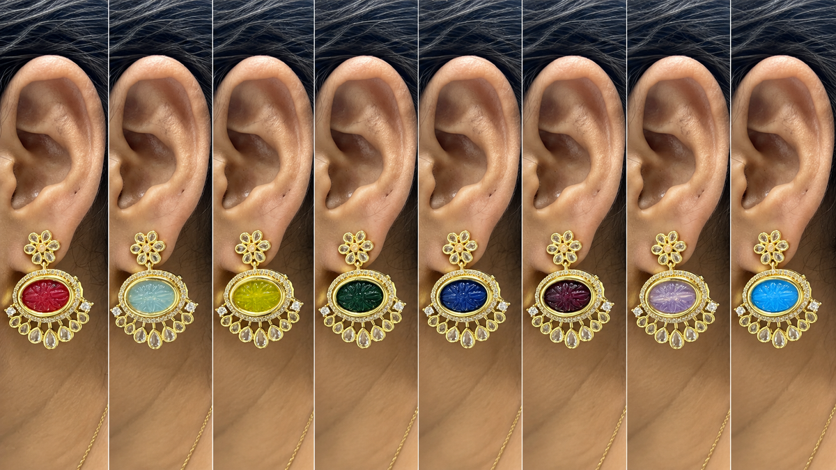Style it your way — change the color, change the look! Changeable Designer Earrings