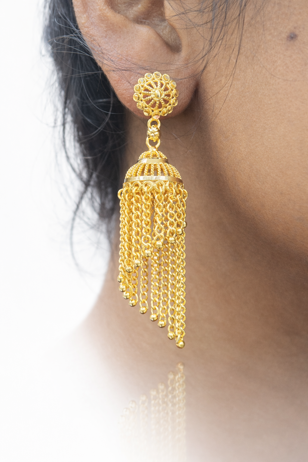 Beautiful spiral earrings